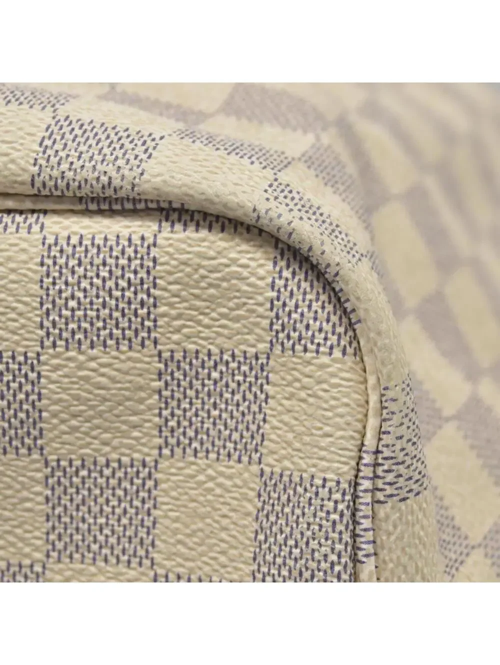 $2170 Louis Vuitton Damier Azur Neverfull MM AR0115